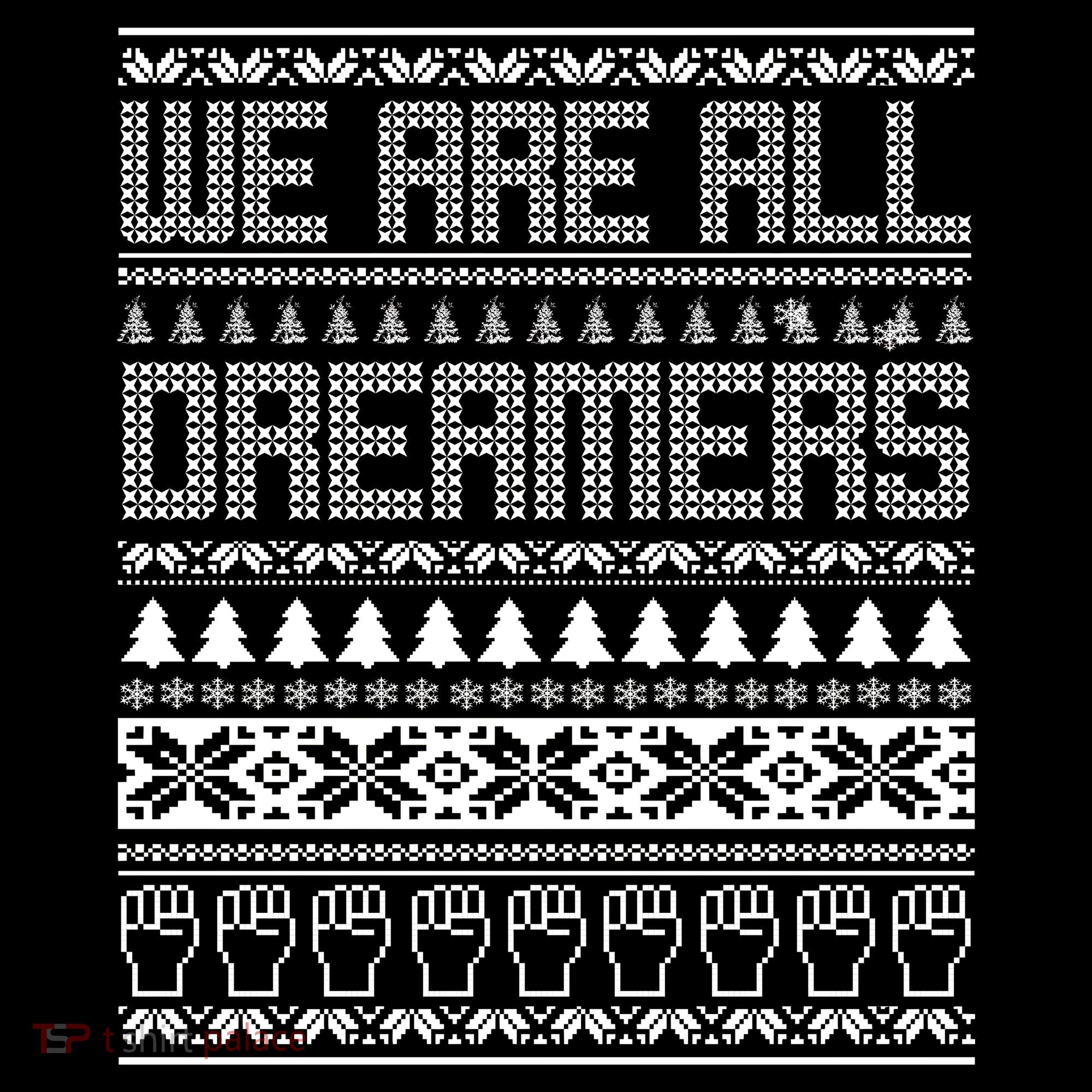 We Are All Dreamers Ugly Christmas Bucket Hat