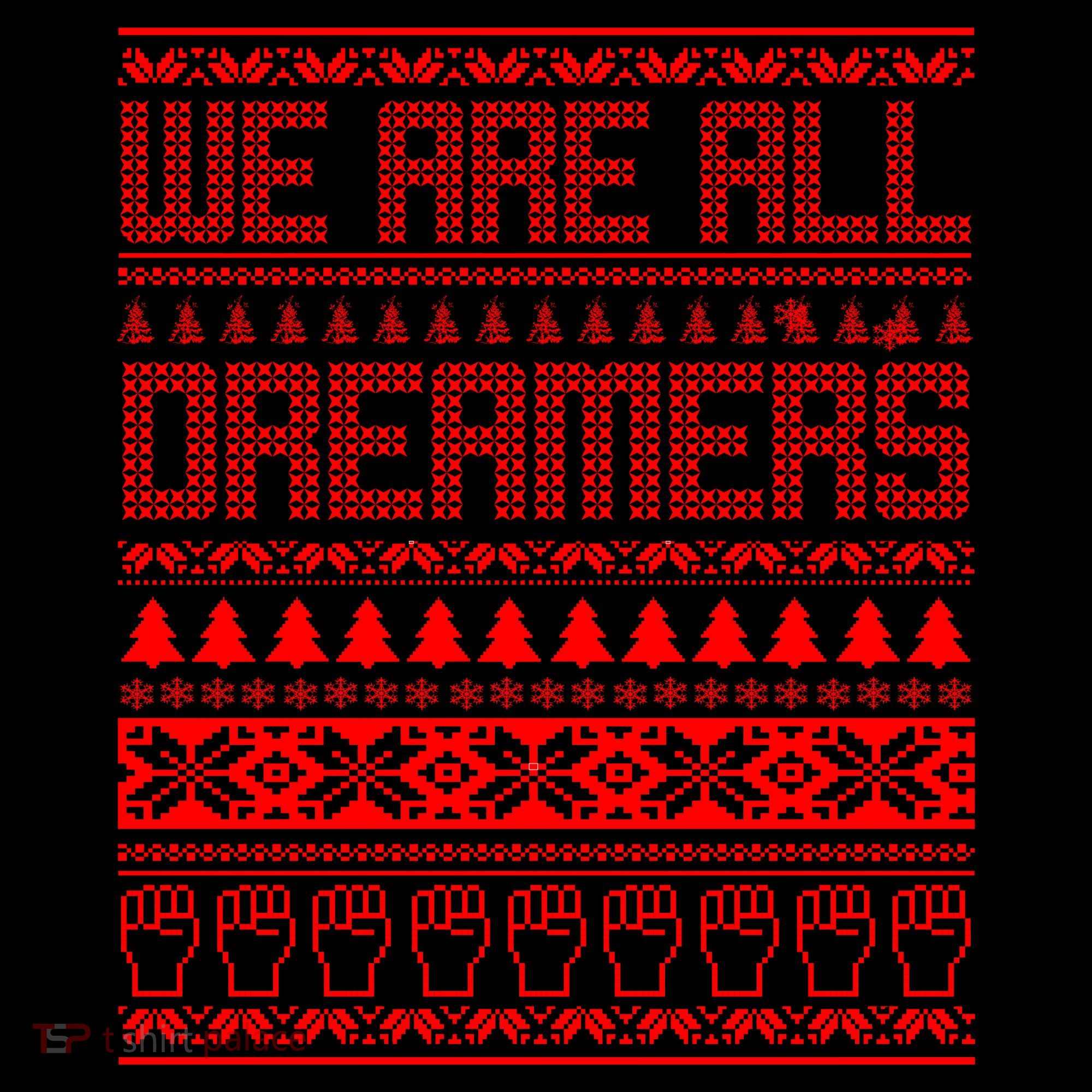 We Are All Dreamers Ugly Christmas Coffee Mug