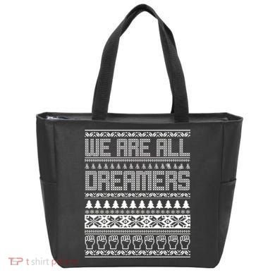 We Are All Dreamers Ugly Christmas Tote Bag