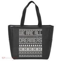 We Are All Dreamers Ugly Christmas Tote Bag thumb 0