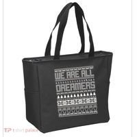We Are All Dreamers Ugly Christmas Tote Bag thumb 2