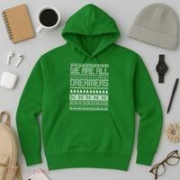 We Are All Dreamers Ugly Christmas Hoodie thumb 3