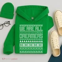 We Are All Dreamers Ugly Christmas Hoodie thumb 4