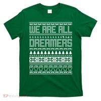 We Are All Dreamers Ugly Christmas T-Shirt thumb 0