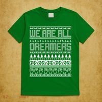 We Are All Dreamers Ugly Christmas T-Shirt thumb 5