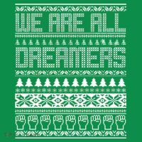 We Are All Dreamers Ugly Christmas Ornament thumb 1