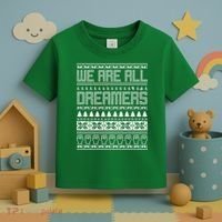 We Are All Dreamers Ugly Christmas Toddler T-Shirt thumb 3