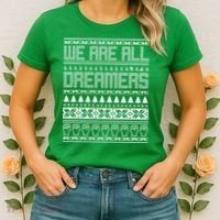 We Are All Dreamers Ugly Christmas Women's T-Shirt thumb 2
