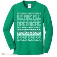 We Are All Dreamers Ugly Christmas Kids Long Sleeve Shirt thumb 0
