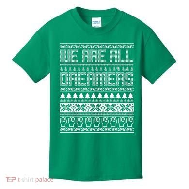 We Are All Dreamers Ugly Christmas Kids T-Shirt