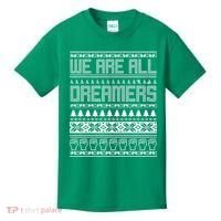 We Are All Dreamers Ugly Christmas Kids T-Shirt thumb 0