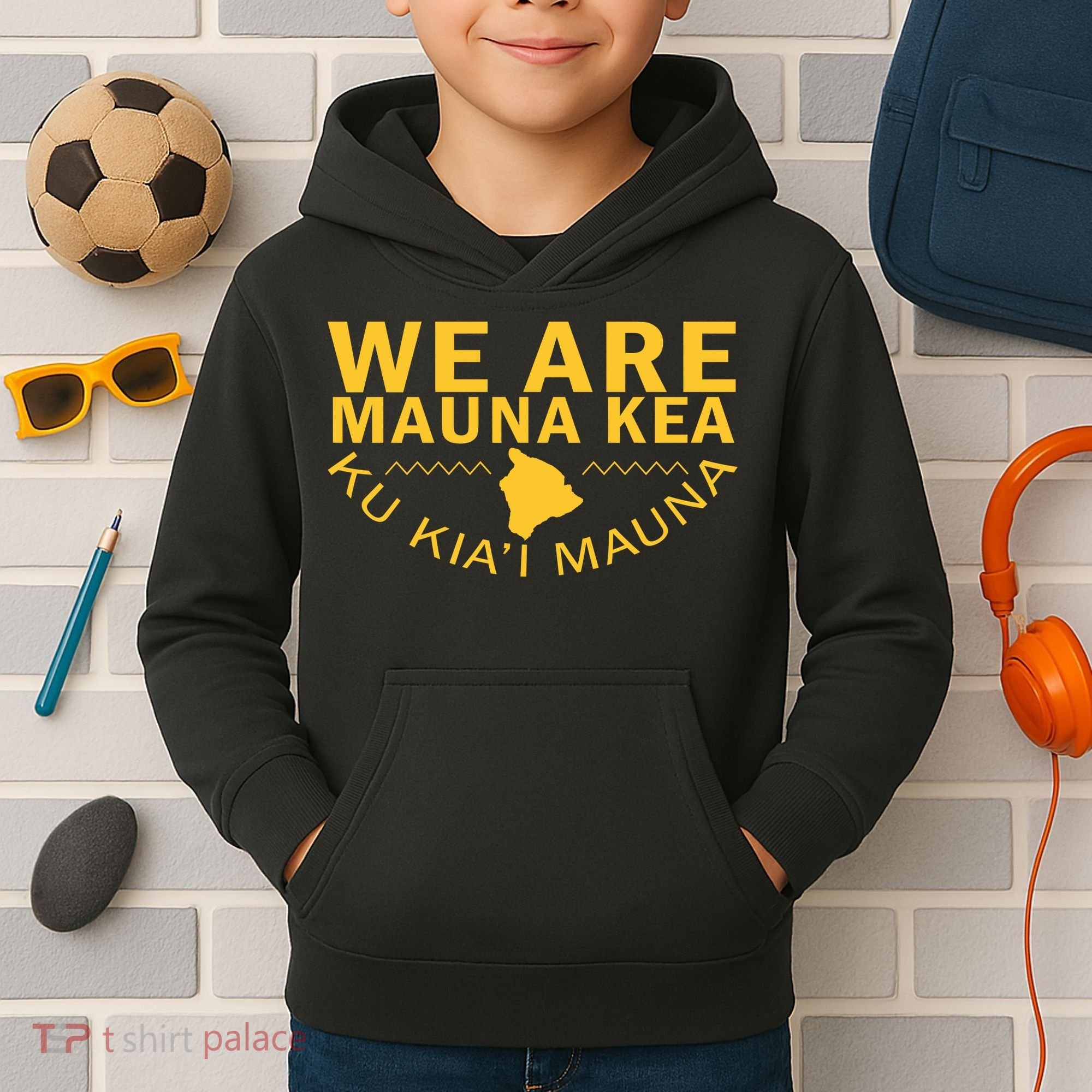 We Are Mauna Kea- Aloha Aina Kids Hoodie