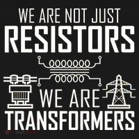 We Are Not Just Resistors We Are Transformers Science Women's Hoodie thumb 2