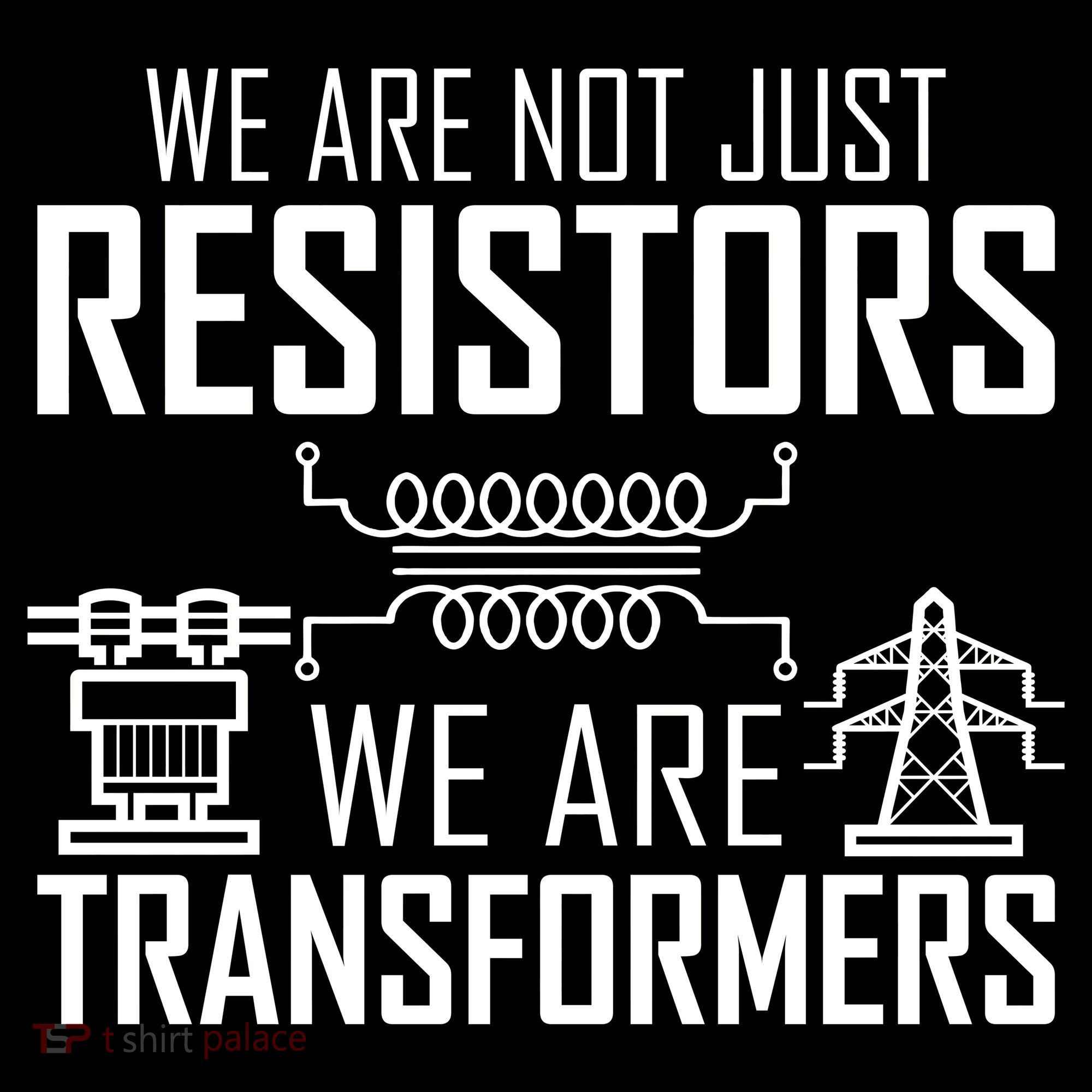 We Are Not Just Resistors We Are Transformers Science Ornament