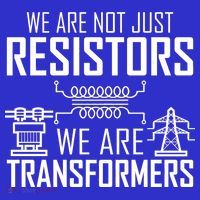 We Are Not Just Resistors We Are Transformers Science Coaster thumb 2