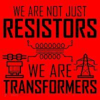 We Are Not Just Resistors We Are Transformers Science Santa Hat thumb 1