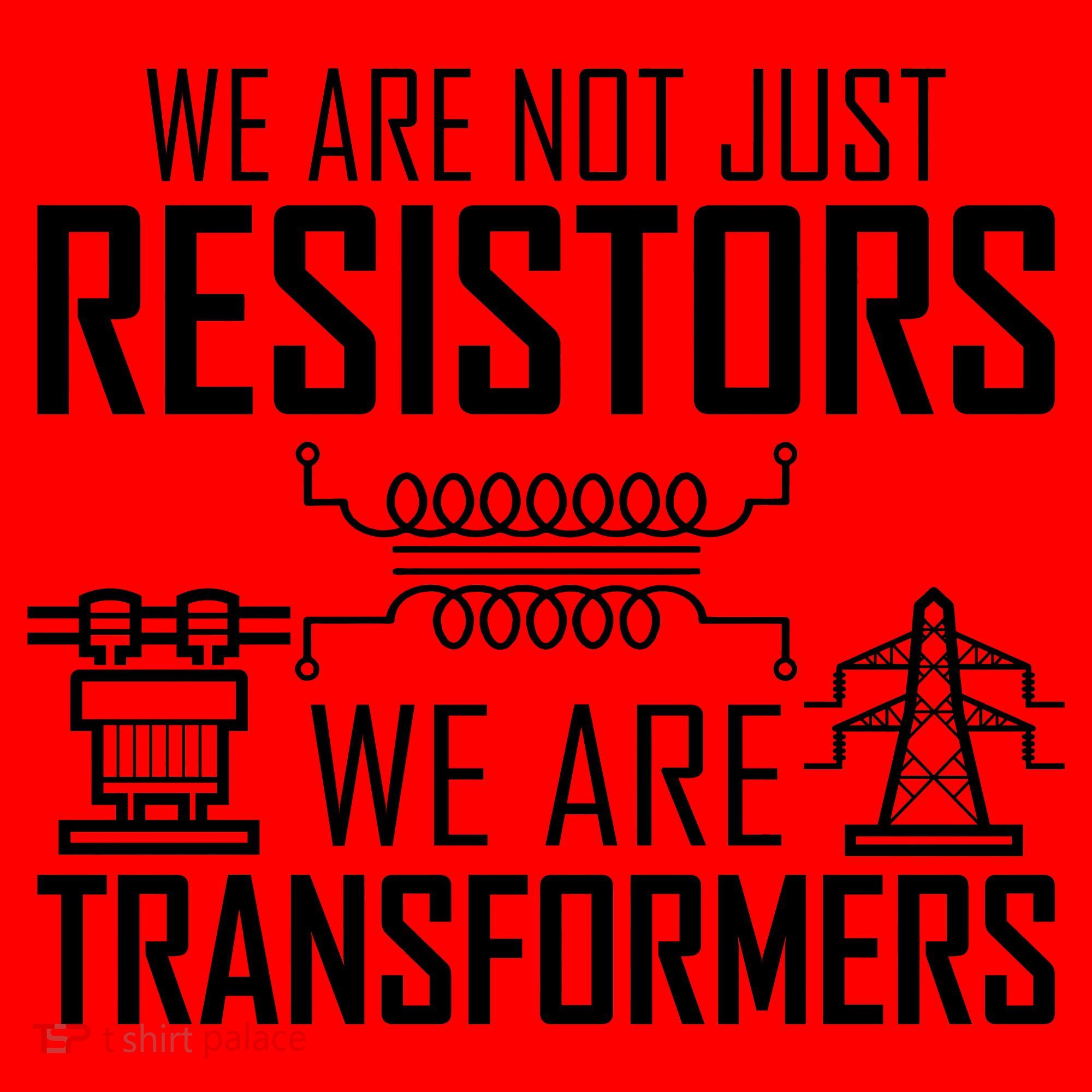We Are Not Just Resistors We Are Transformers Science Santa Hat