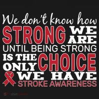 We Are Strong Stroke Awareness USA-Made Doggie Bandana thumb 2