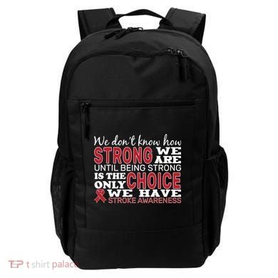 We Are Strong Stroke Awareness Backpack