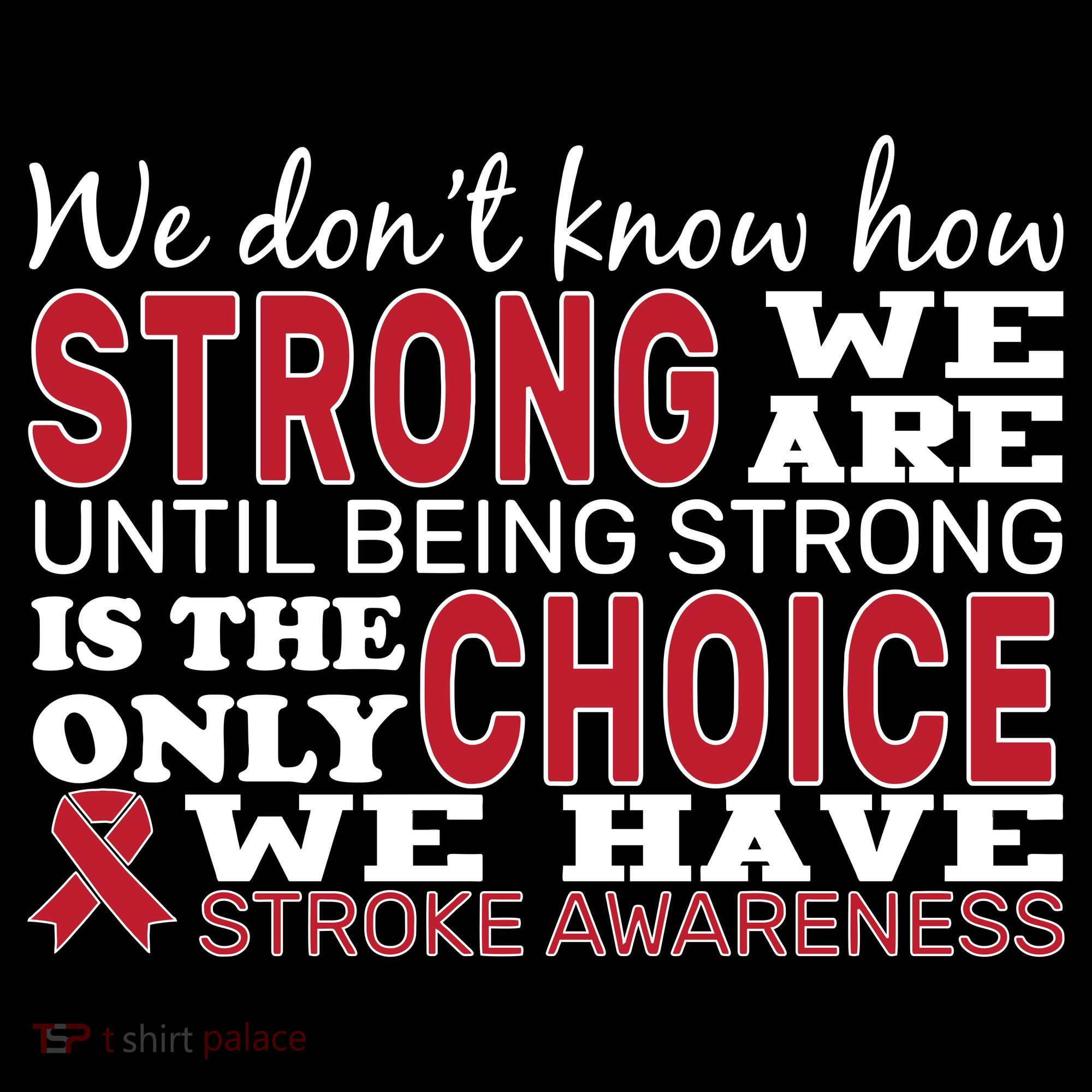 We Are Strong Stroke Awareness Button