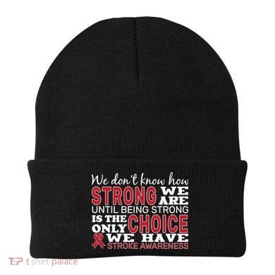 We Are Strong Stroke Awareness Beanie