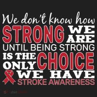 We Are Strong Stroke Awareness Beanie thumb 2