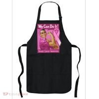 We Can Do It Fight Breast Cancer Apron thumb 0