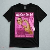 We Can Do It Fight Breast Cancer T-Shirt thumb 5