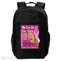 We Can Do It Fight Breast Cancer Backpack thumb 0