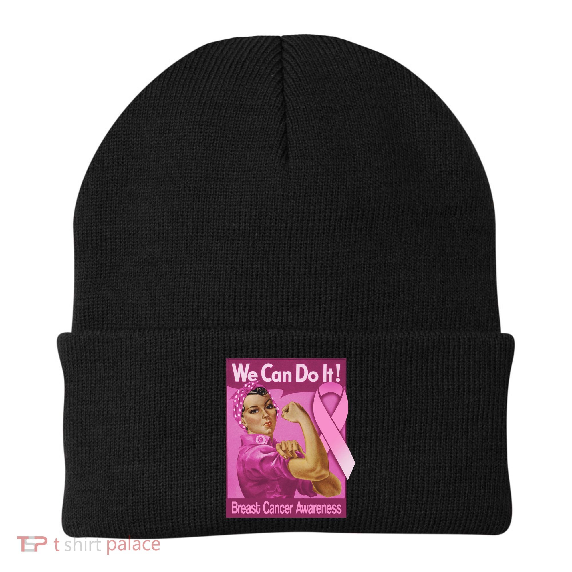 We Can Do It Fight Breast Cancer Beanie