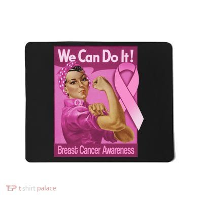 We Can Do It Fight Breast Cancer Mousepad