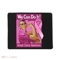 We Can Do It Fight Breast Cancer Mousepad thumb 0