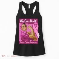 We Can Do It Fight Breast Cancer Women's Tank Top thumb 0