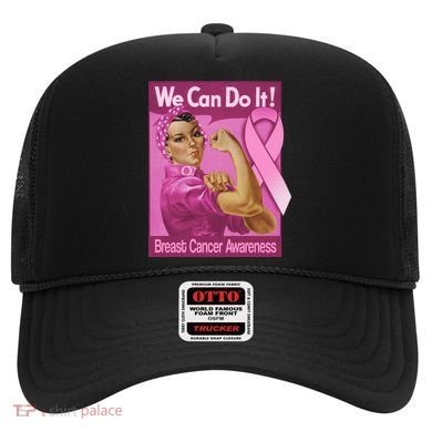 We Can Do It Fight Breast Cancer Hat