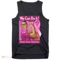 We Can Do It Fight Breast Cancer Tank Top thumb 0