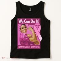 We Can Do It Fight Breast Cancer Tank Top thumb 2