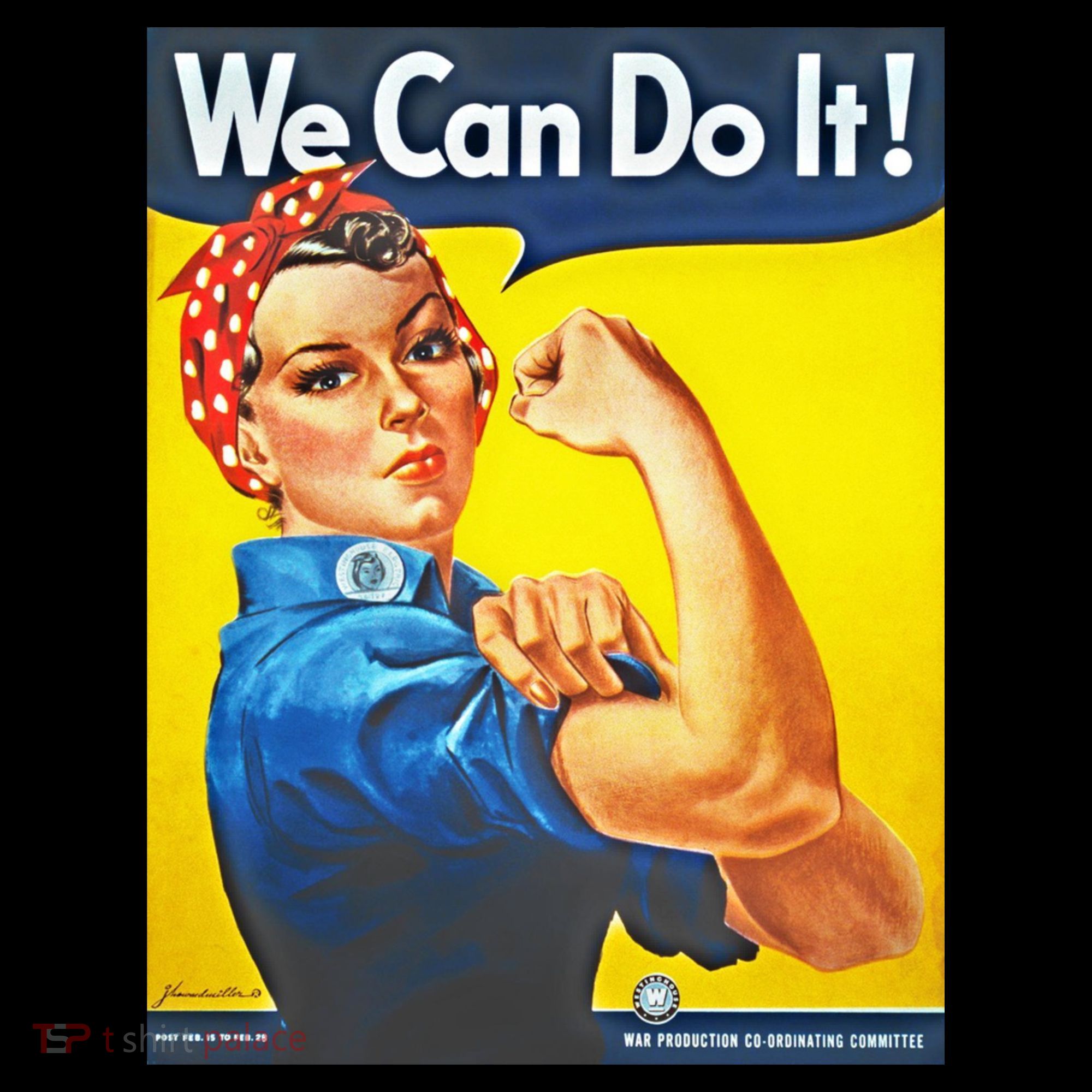 We Can Do It! Rosie Roosevelt Doggie Tank