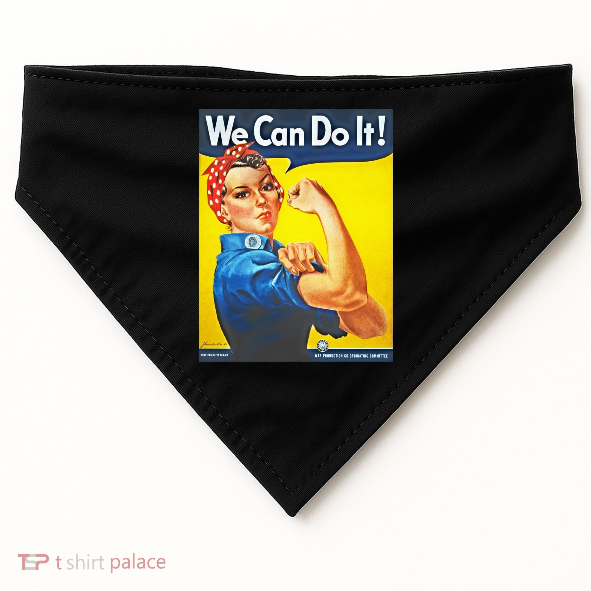 We Can Do It! Rosie Roosevelt USA-Made Doggie Bandana