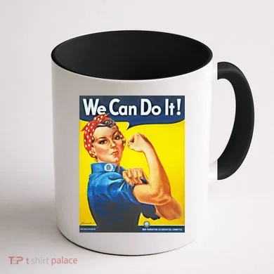 We Can Do It! Rosie Roosevelt Coffee Mug back