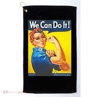 We Can Do It! Rosie Roosevelt Golf Towel thumb 0