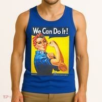 We Can Do It! Rosie Roosevelt Tank Top thumb 3