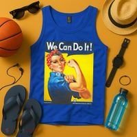 We Can Do It! Rosie Roosevelt Tank Top thumb 4