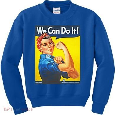 We Can Do It! Rosie Roosevelt Kids Sweatshirt