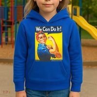 We Can Do It! Rosie Roosevelt Kids Hoodie thumb 3