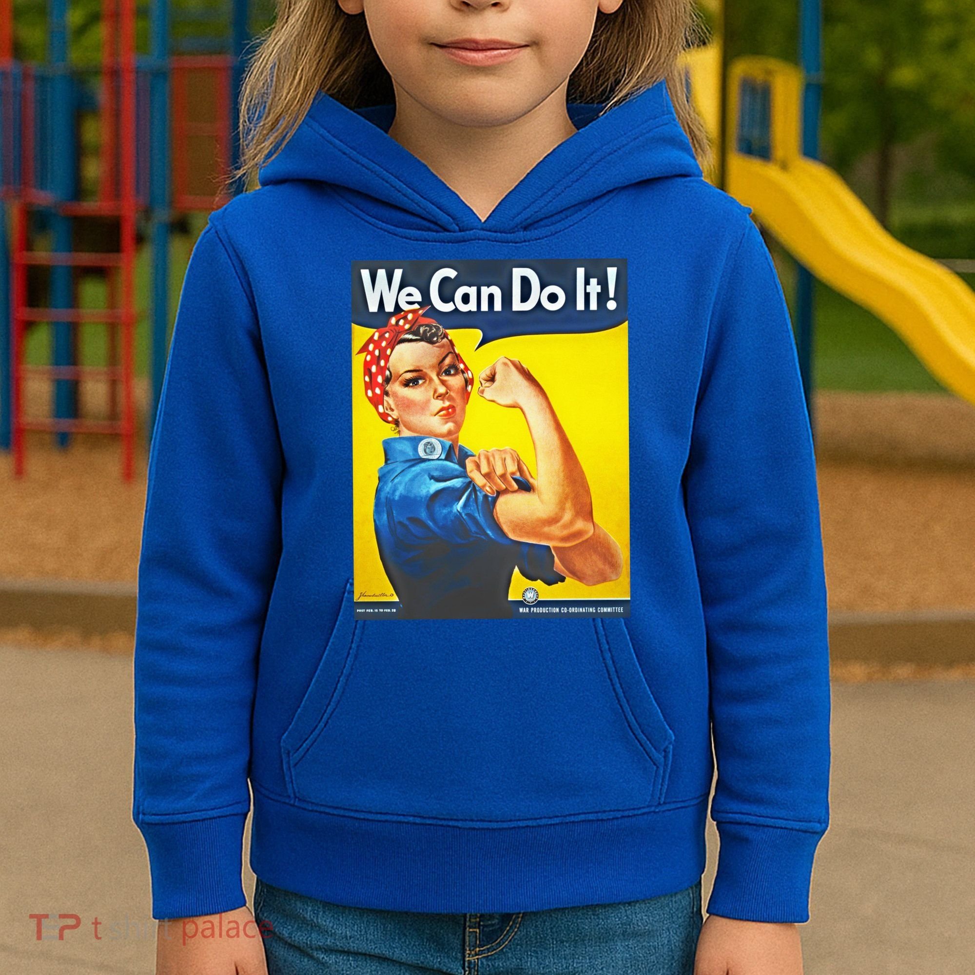 We Can Do It! Rosie Roosevelt Kids Hoodie