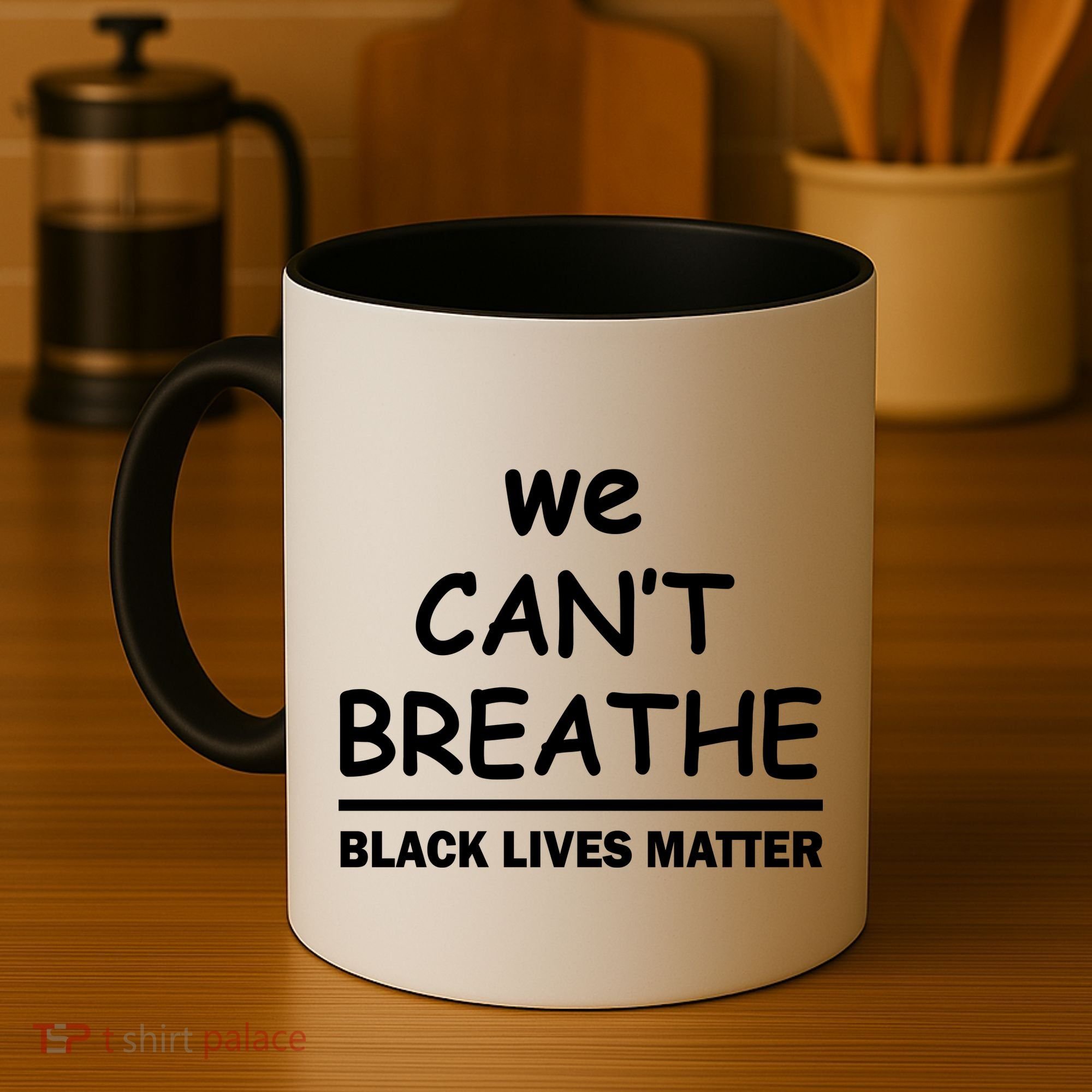 We Can't Breathe Black Lives Matter Coffee Mug