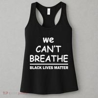 We Can't Breathe Black Lives Matter Women's Tank Top thumb 3
