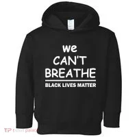 We Can't Breathe Black Lives Matter Toddler Hoodie thumb 0