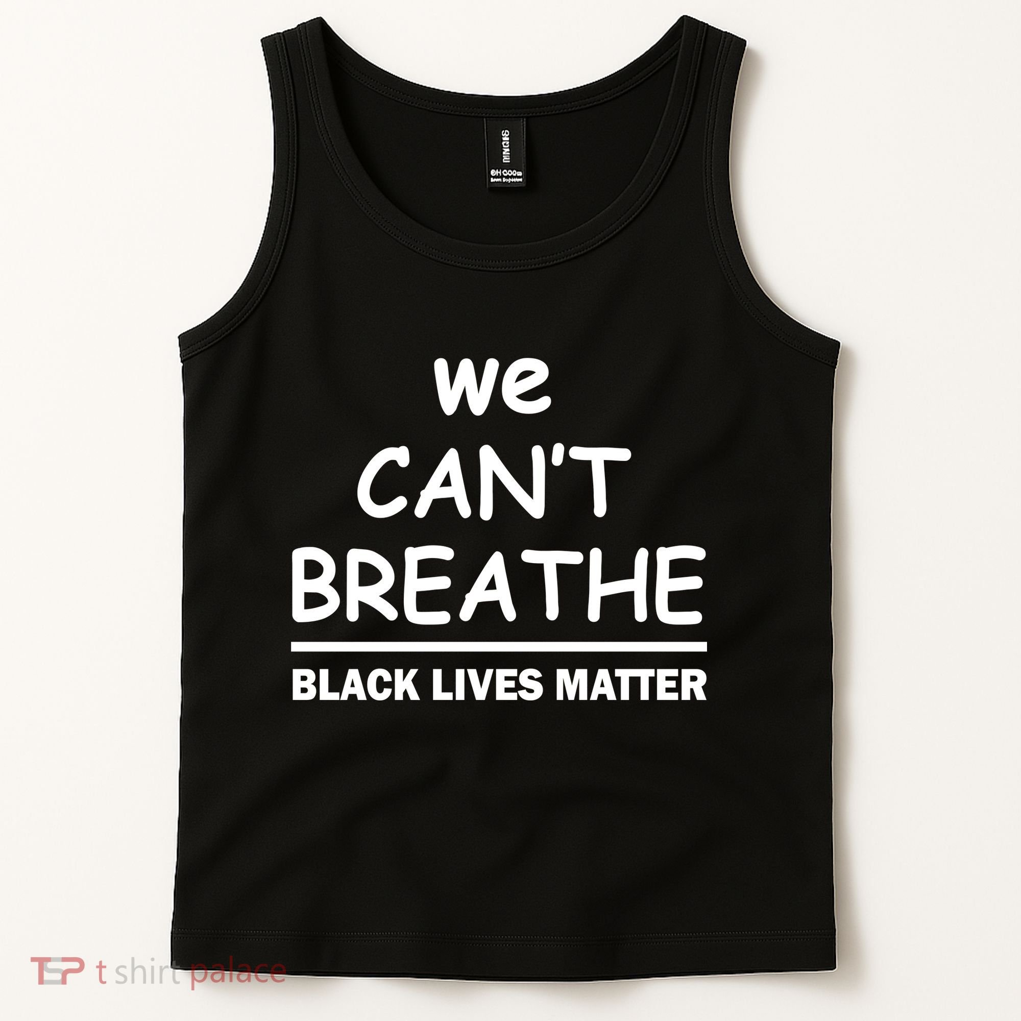 We Can't Breathe Black Lives Matter Tank Top