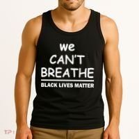 We Can't Breathe Black Lives Matter Tank Top thumb 3